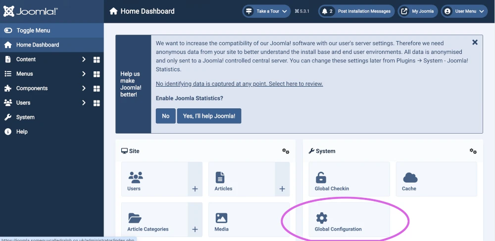 joomla object caching