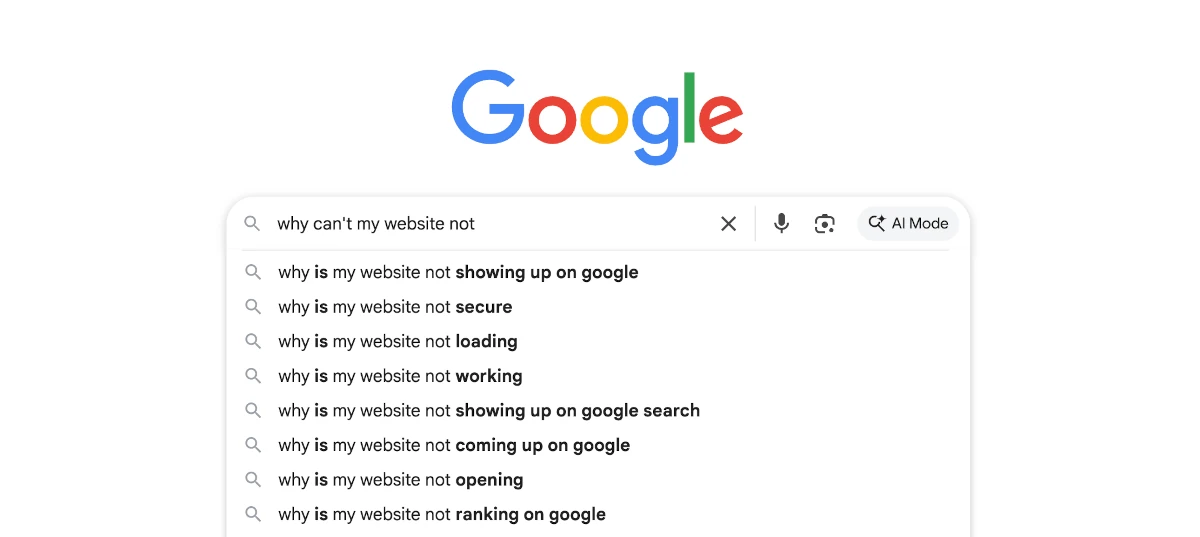 Why can't my website be found in Google search?