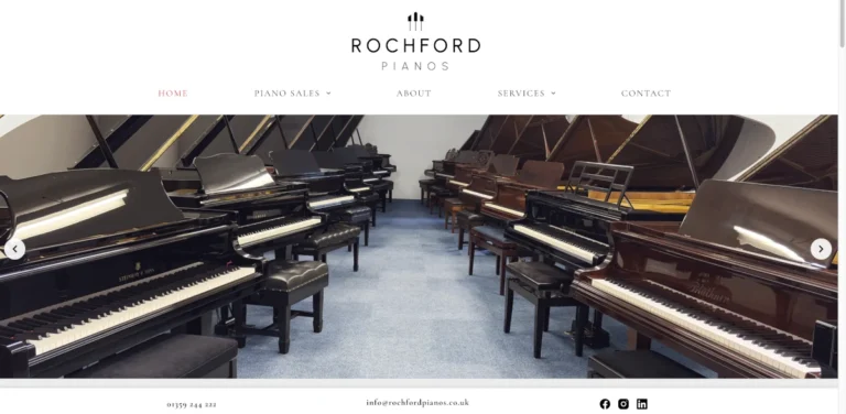 rochfordpianos.co.uk case study