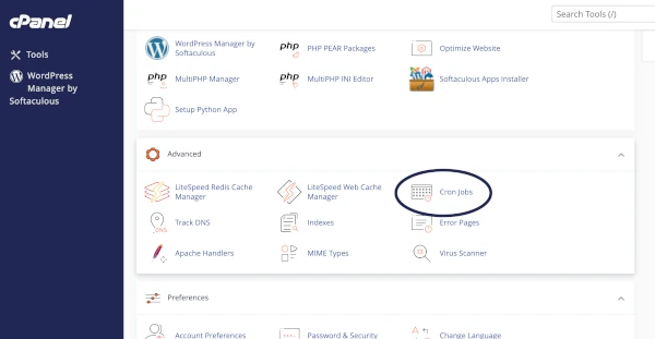cpanel cron jobs